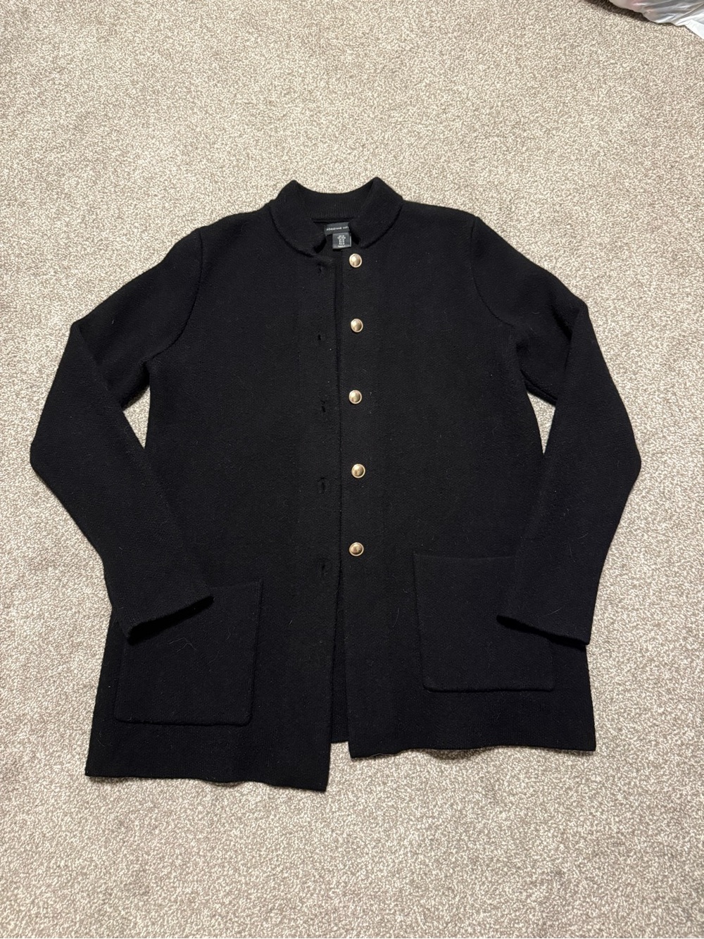 Women’s Adrienne Vittadini Button Down Sweater Jacket - Medium
